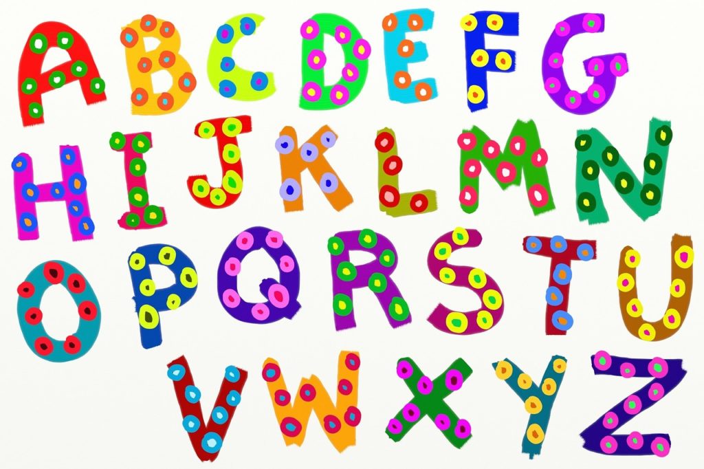 alphabet, text, type